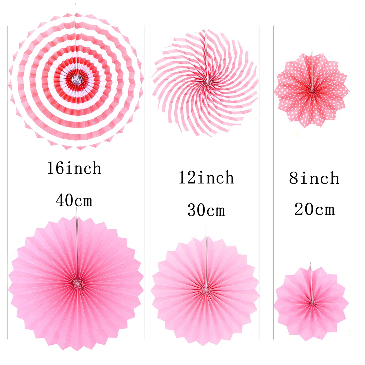 Gender Reveal Party Hanging Decorations - Boy or Girl Reveal Gender Baby Shower Birthday Party Carnival Party Ceiling Hangings Photo Booth Backdrops Props Decorations, 12pc