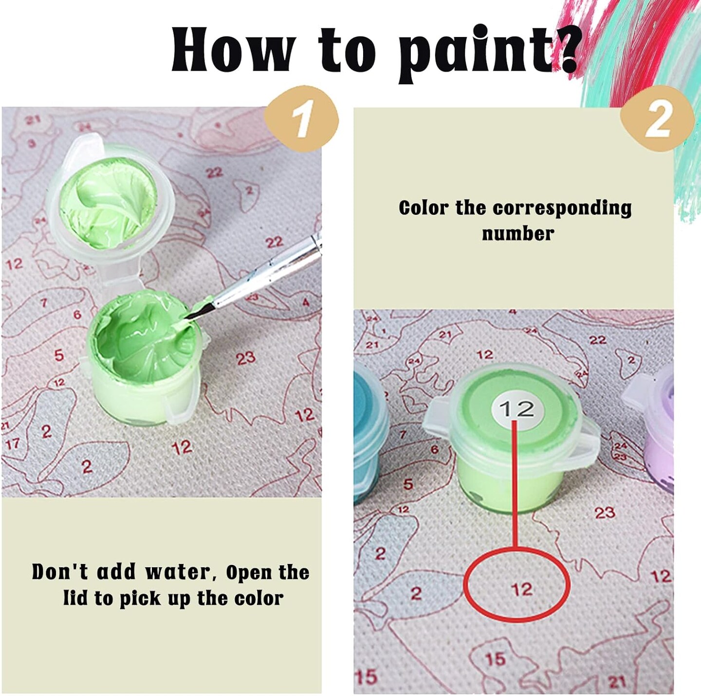 Paint by Numbers Kit for Adults