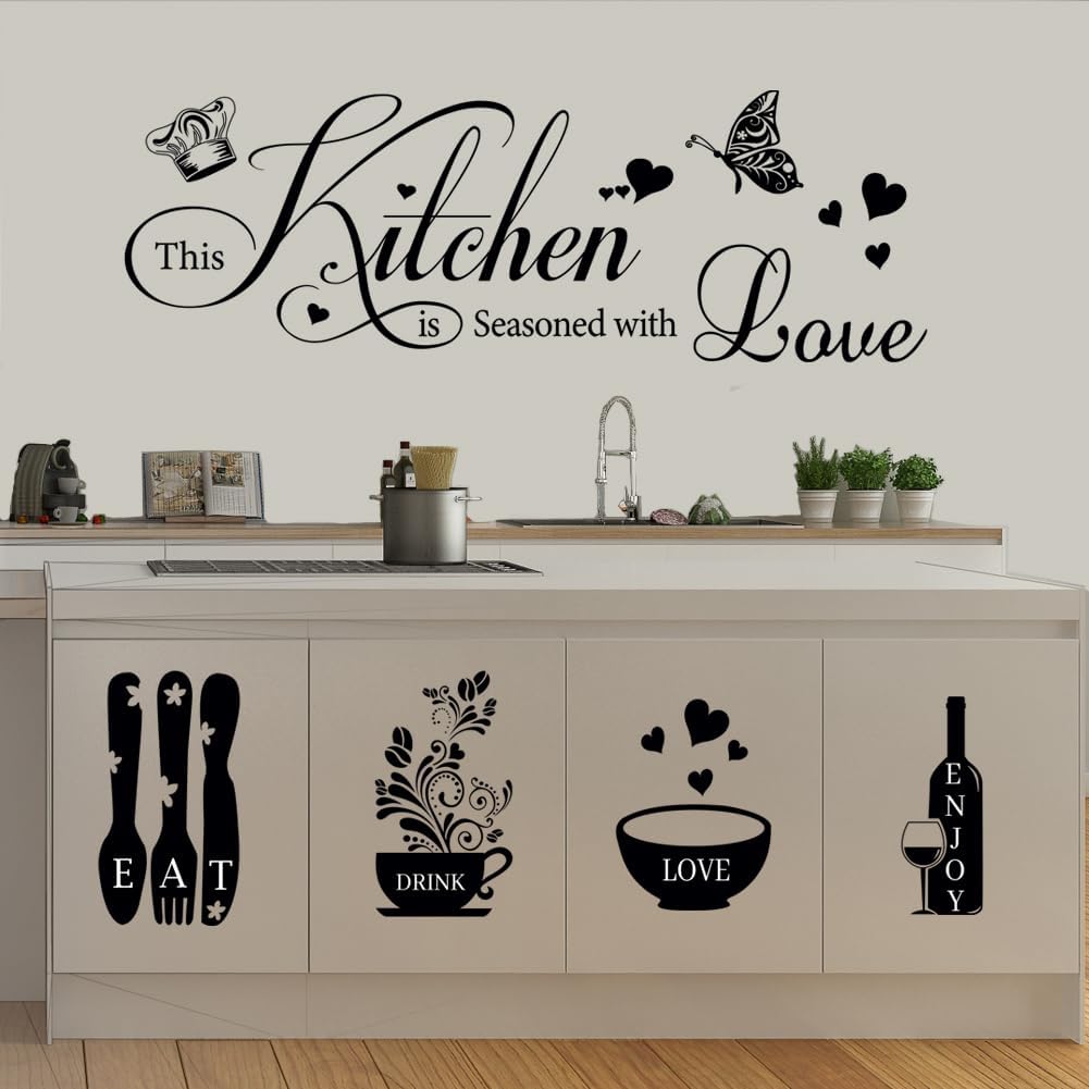 Kitchen Wall Stickers Kitchen Quotes Wall Decals
