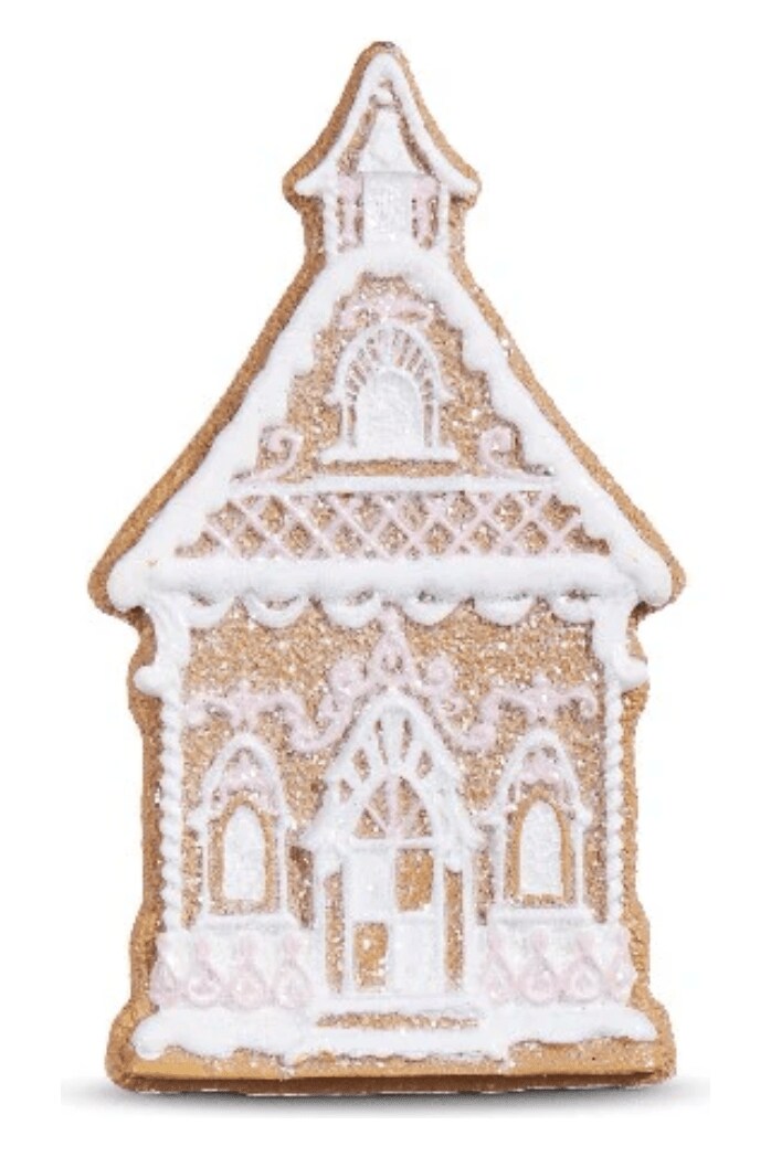 4&#x22; Gingerbread Church Ornament