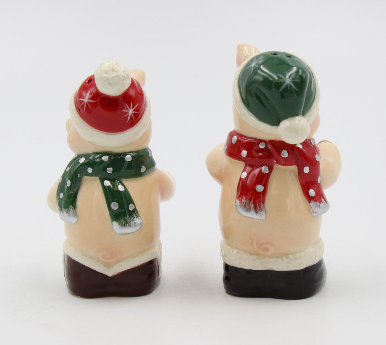 Christmas Pig Salt And Pepper Shakers, Home D&#xE9;cor, Gift for Her, Gift for Mom, Kitchen D&#xE9;cor, Farmhouse Decor