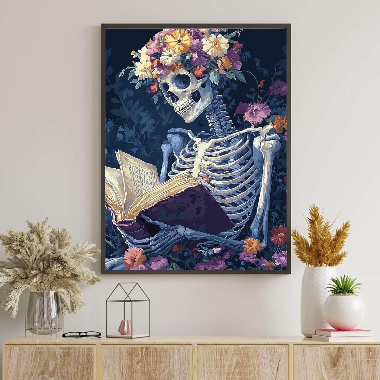 DIY Skull Paint by Numbers