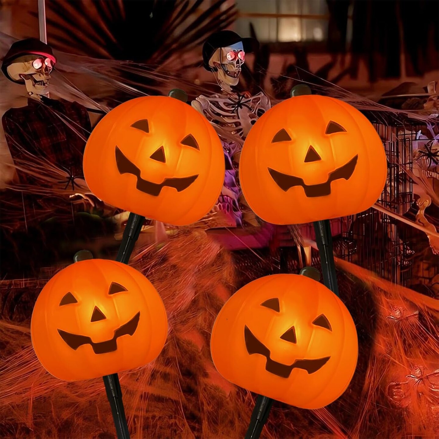 Pumpkin Pathway Lights Outdoor - 7Ft C7