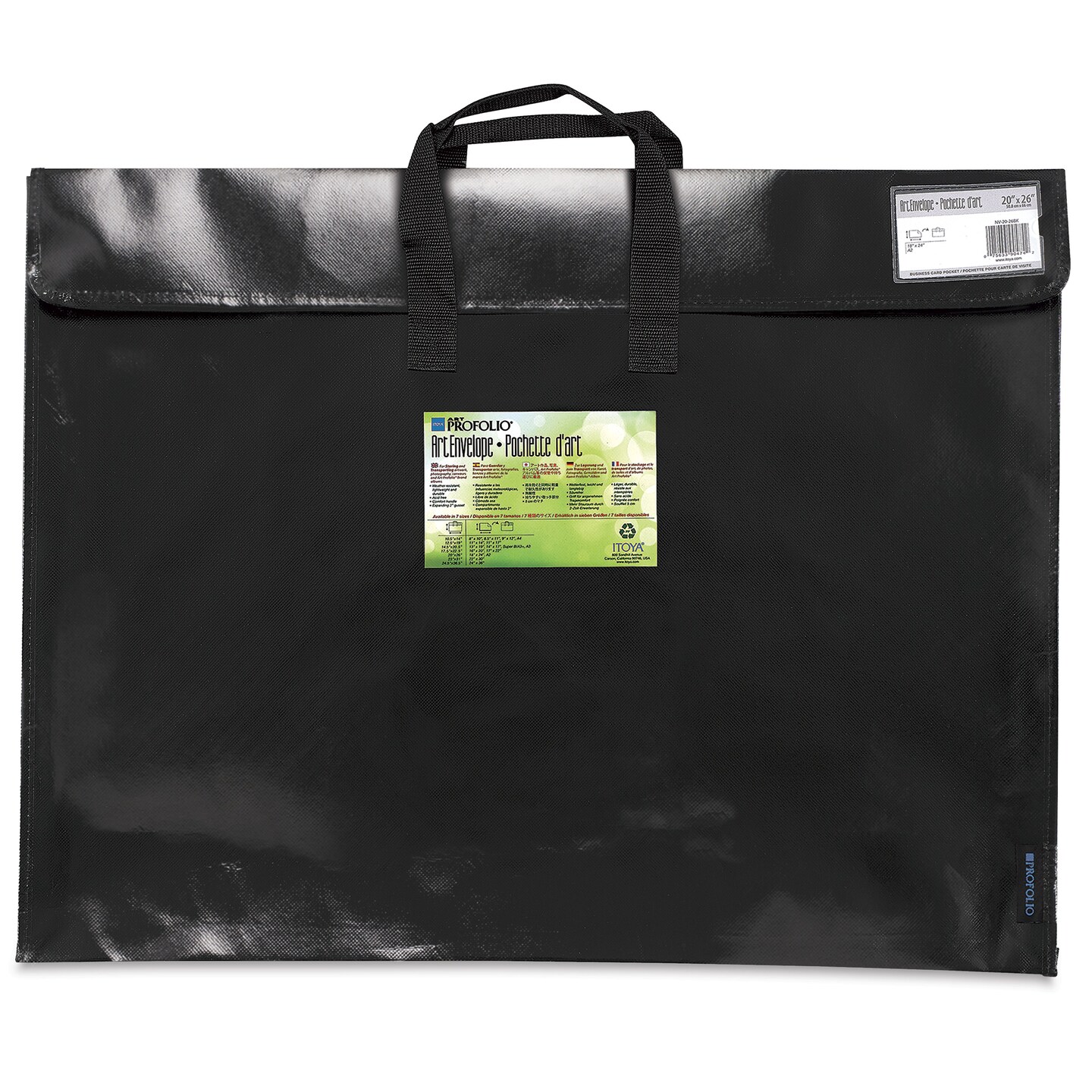Itoya Art Profolio All-Weather Portfolio - 20&#x22; x 26&#x22;, Black