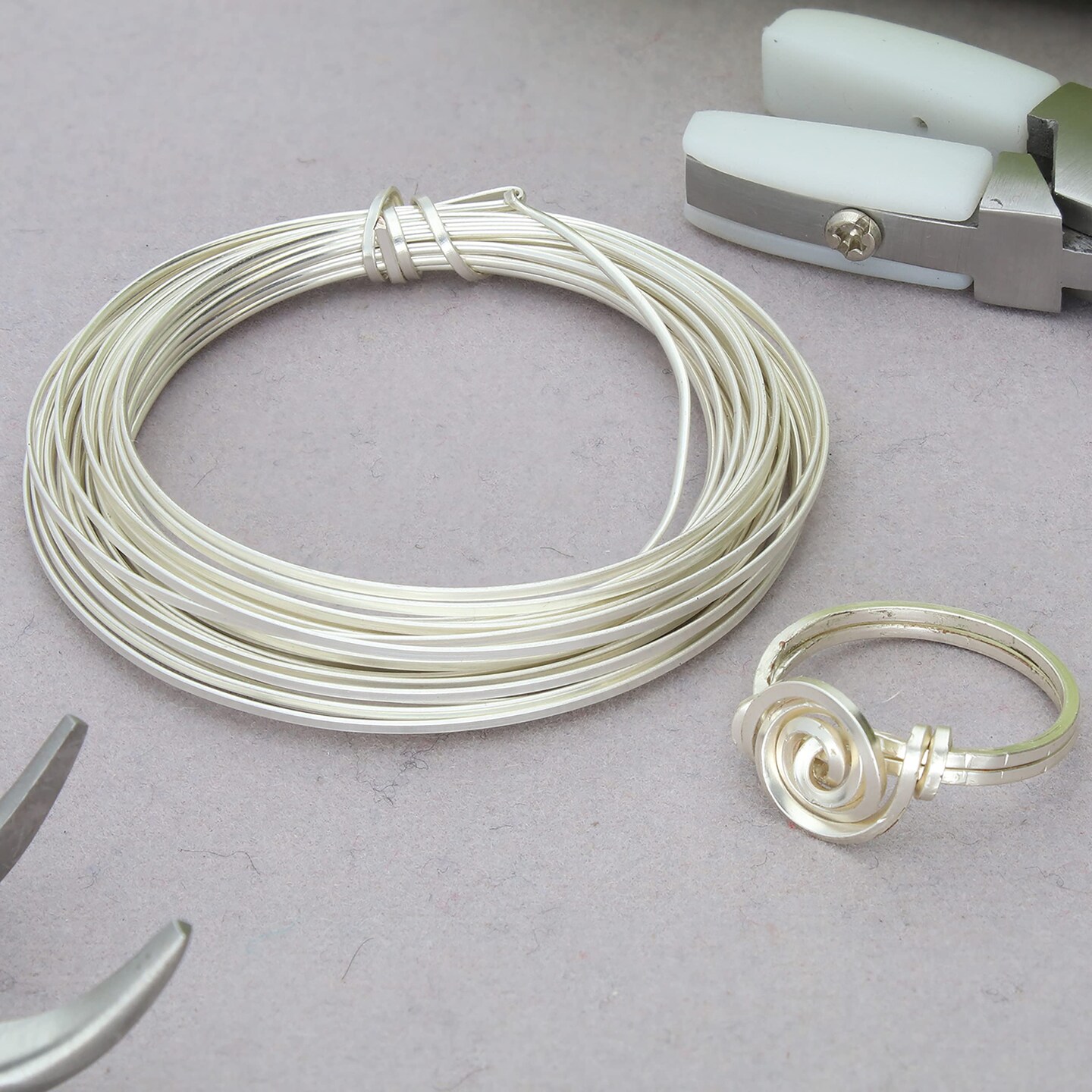 The Beadsmith Half-Round Craft Wire – Soft Temper Jewelry Wire