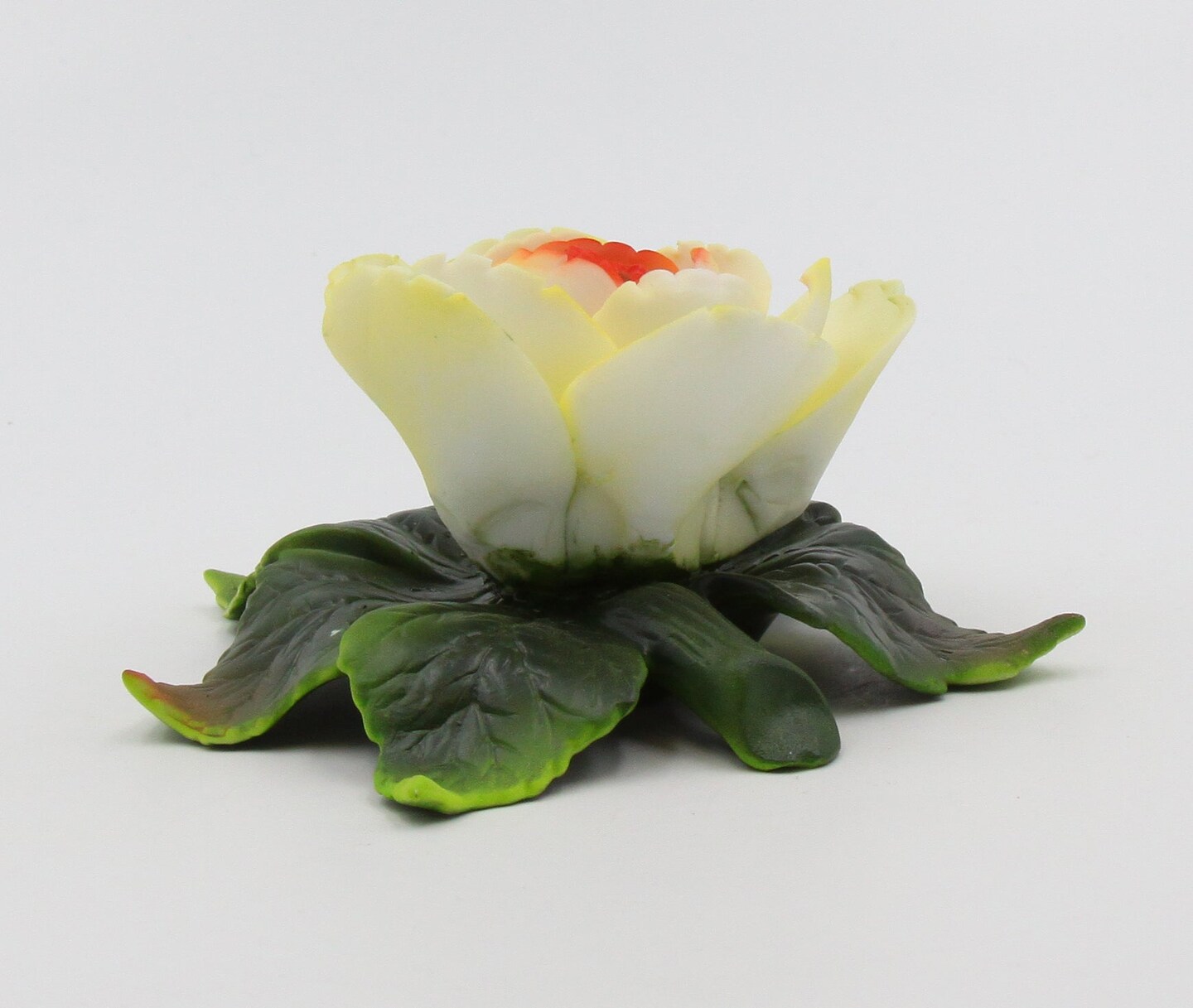 Ceramic Peony Flower Figurine, Home Décor, Gift for Her, Gift for Mom, Kitchen Décor, Farmhouse Décor, Nature Lover Gift, Vintage Decor