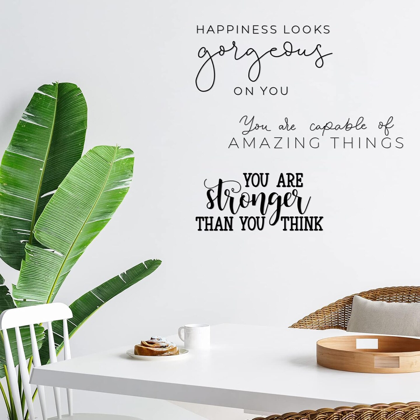 9 Pcs Inspirational Vinyl Wall Decals - Classic