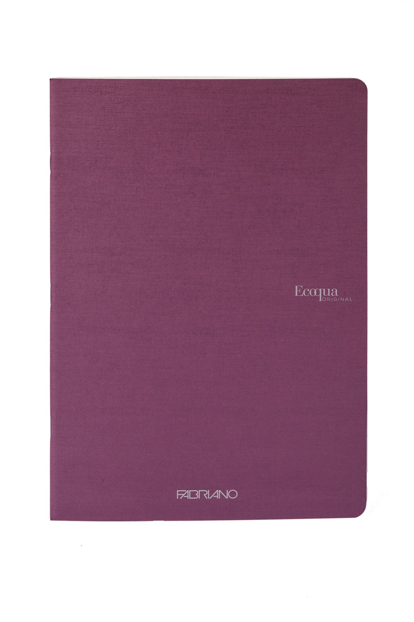Fabriano Ecoqua Original Saddle-Stitched Notebook, Size A4, 40 Sheets, 8.3" x 11.7"