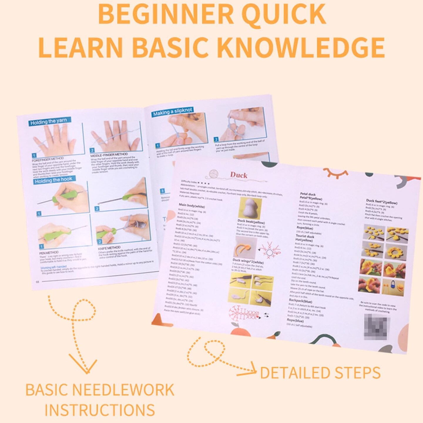 Crochet Starter Kit for Beginner Knitting Supplies