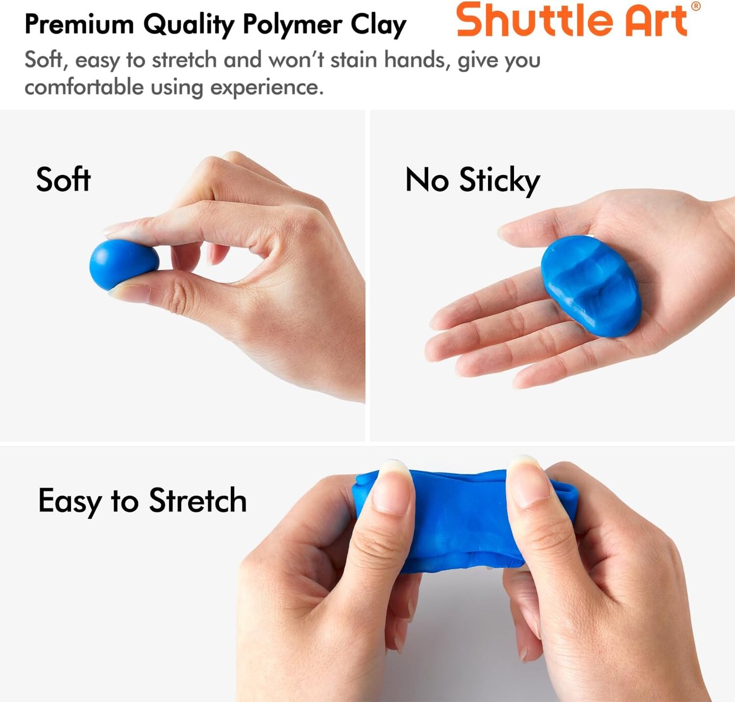 82 Colors Polymer Clay Kit with 19 Clay Tools