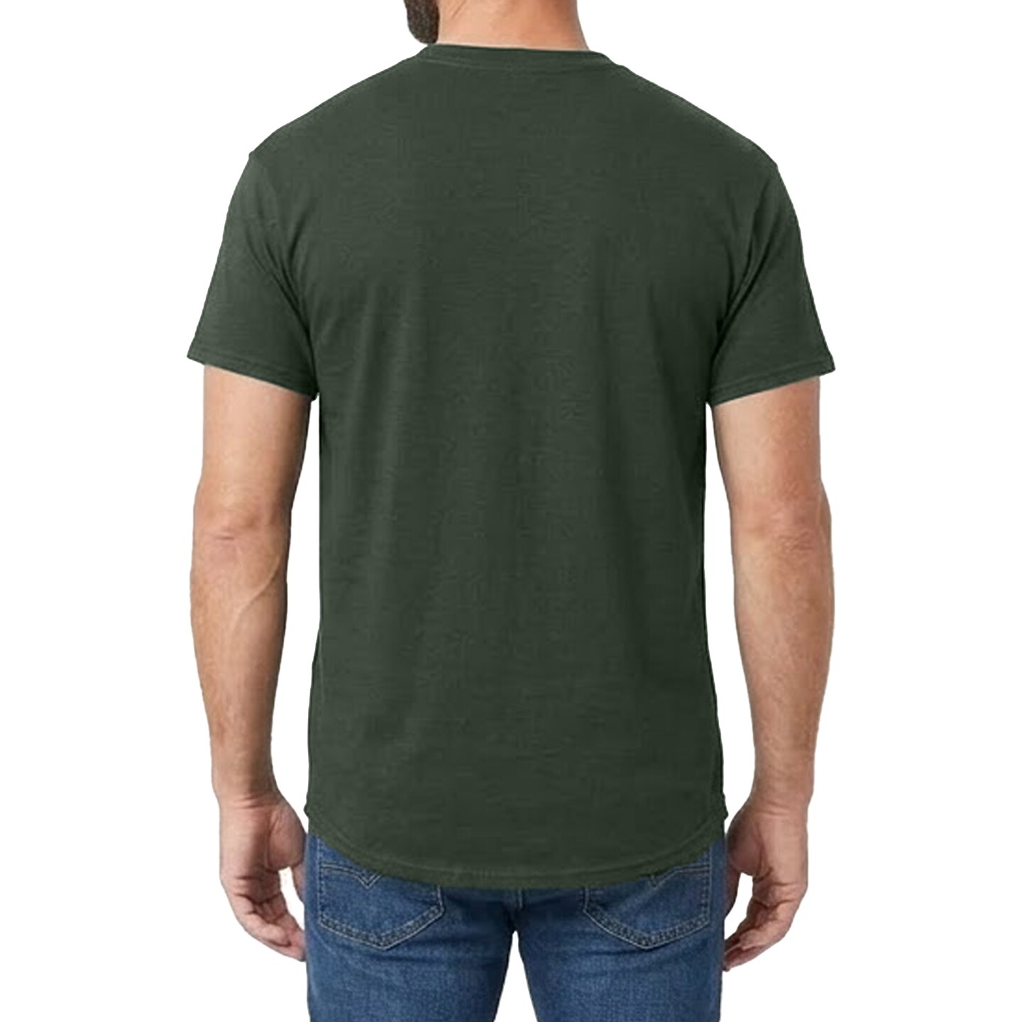 Durable Ideal for Crafts Forest Green T-shirt, Gildan Men's Heavy Cotton T-Shirt