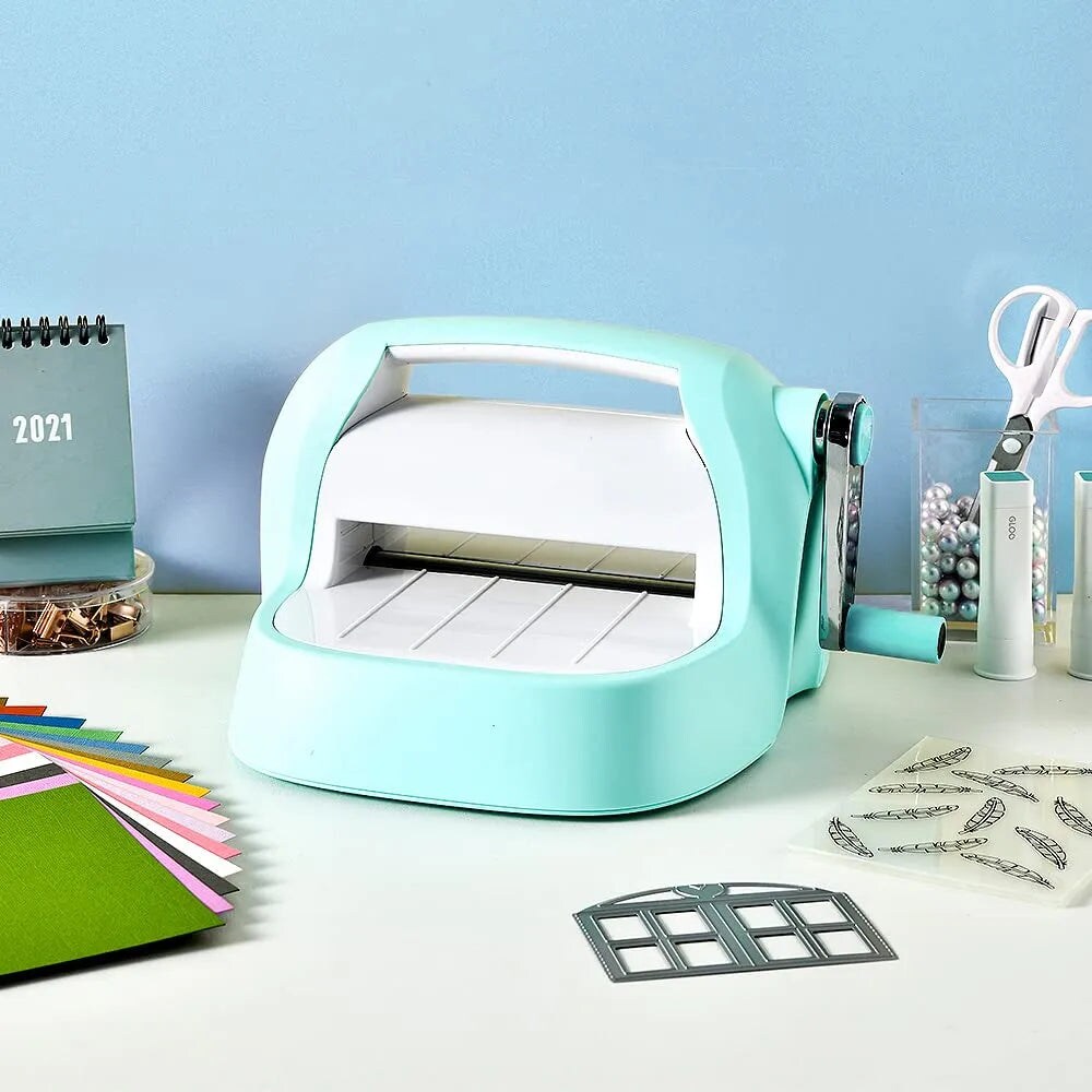 Die Cutting &#x26; Embossing Machine Combo Opening with 2 Cutting Pads for Craft &#x26; Arts