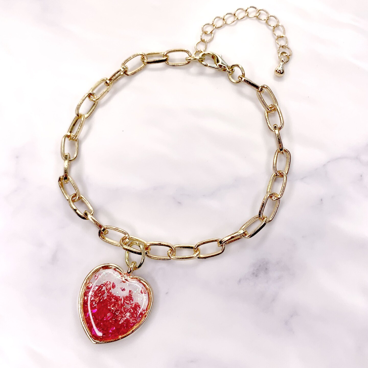 Resin Craft By Me&#x2122; Ombre Heart Bracelet UV Resin DIY Kit