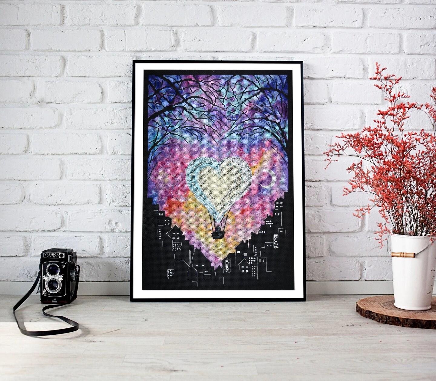 Cross-stitch kit Love in heaven