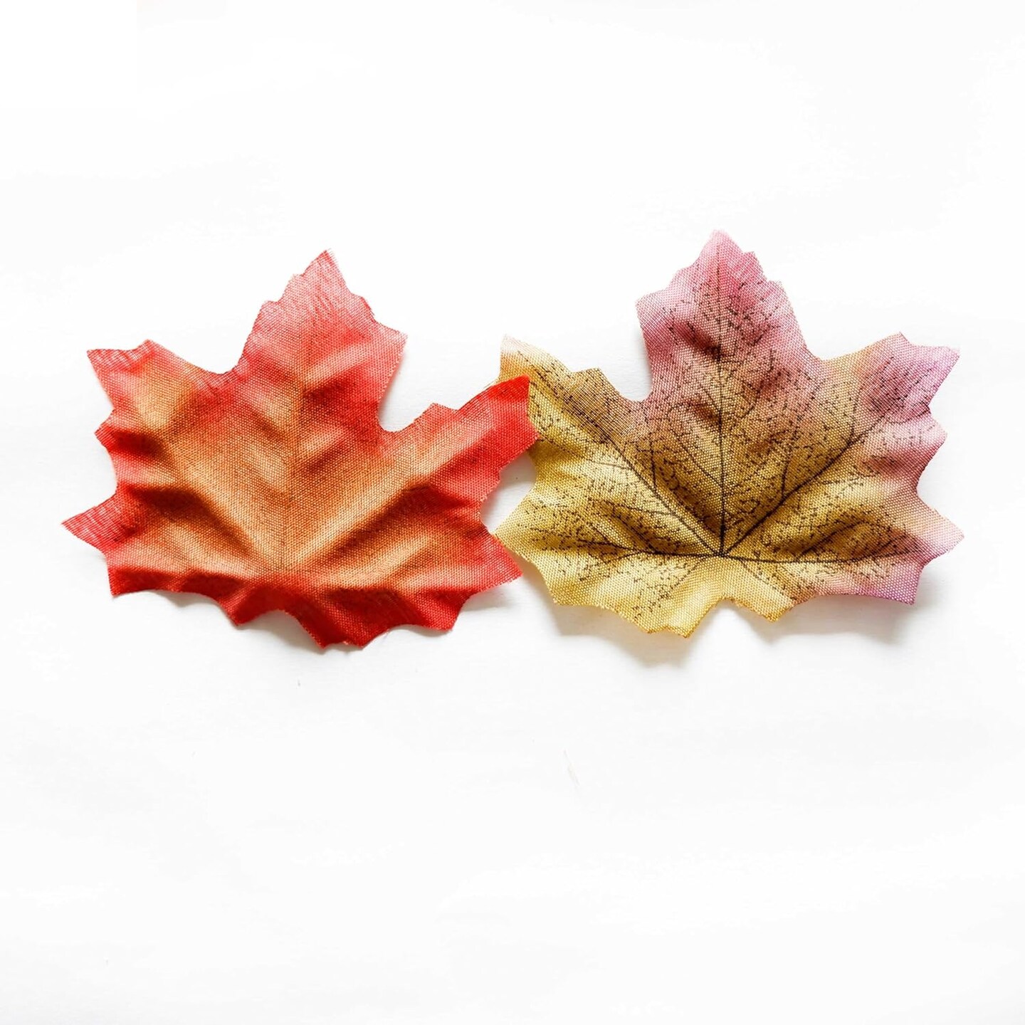 Separated Fake Fall Leaves Artificial