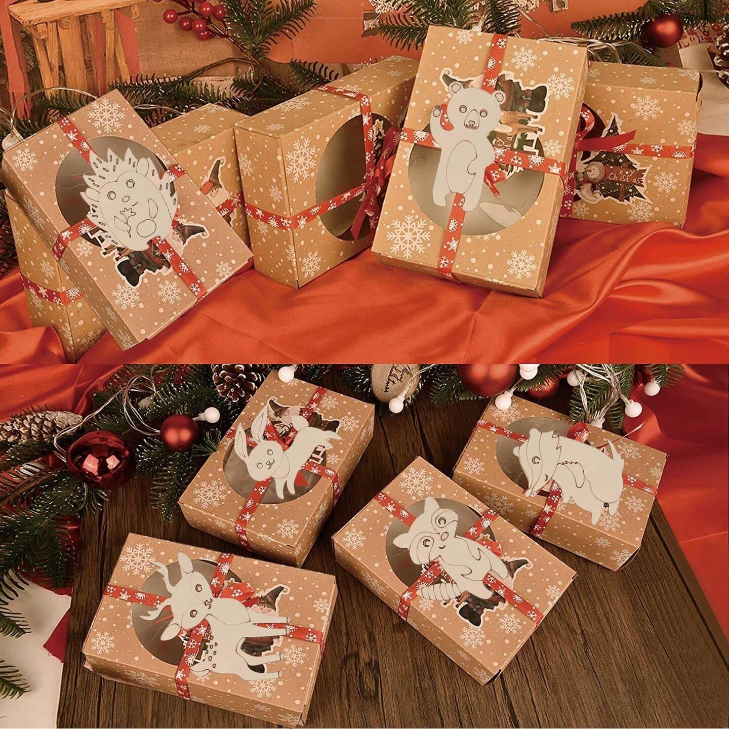 24 Pcs Wooden Crafts to Paint,Unfinished Wooden Jungle Animal Cutouts