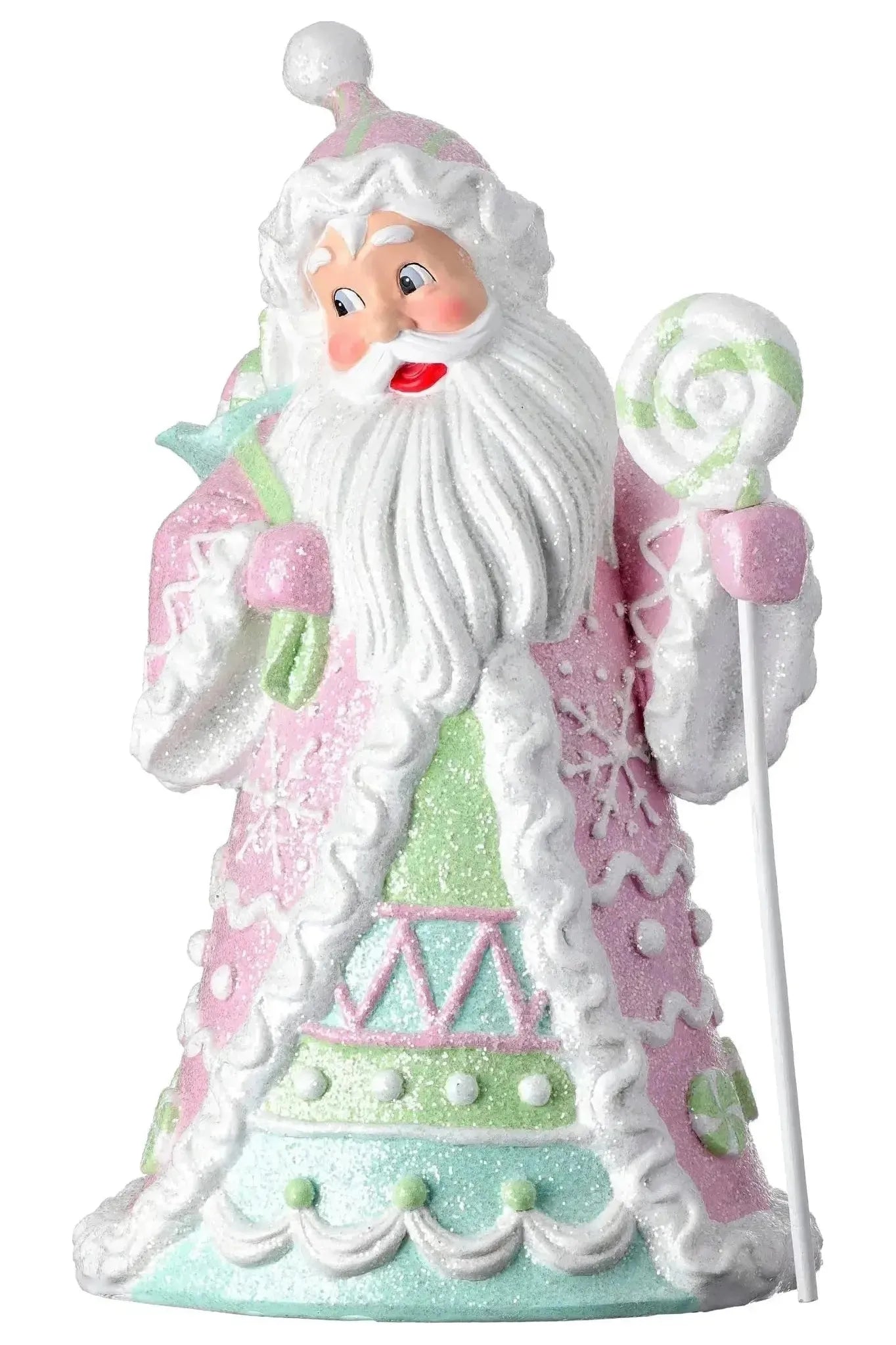 18&#x22; Resin Candylicious Santa: Pastel