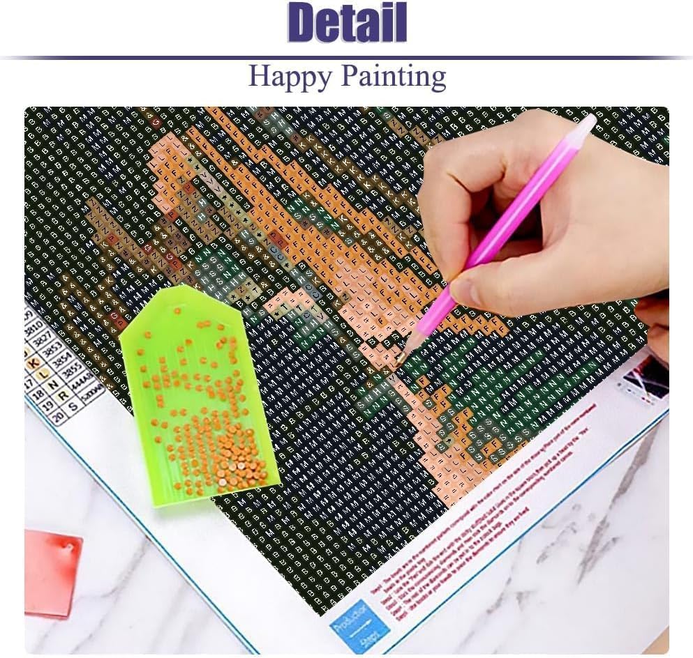 3 Pack Halloween 5D Diamond Art Kits,Diamond Painting Kits for Adults,12x16inch