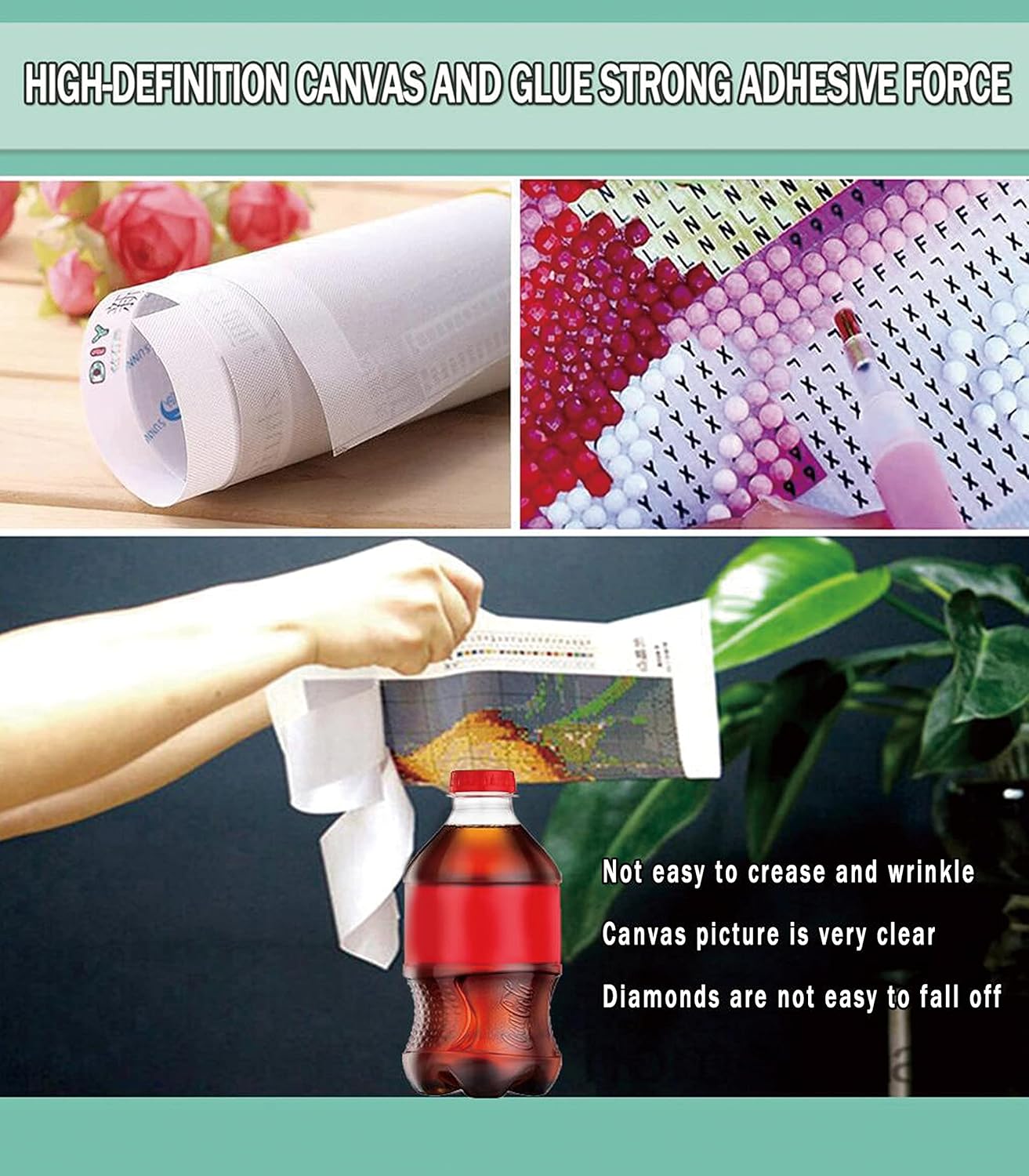 Halloween 5D Diamond Painting Kit for Adults & Kids – Full Drill DIY Diamond Dots Craft, Beginner-Friendly Gem Art for Home Wall Decor, 13.8"x21.7"