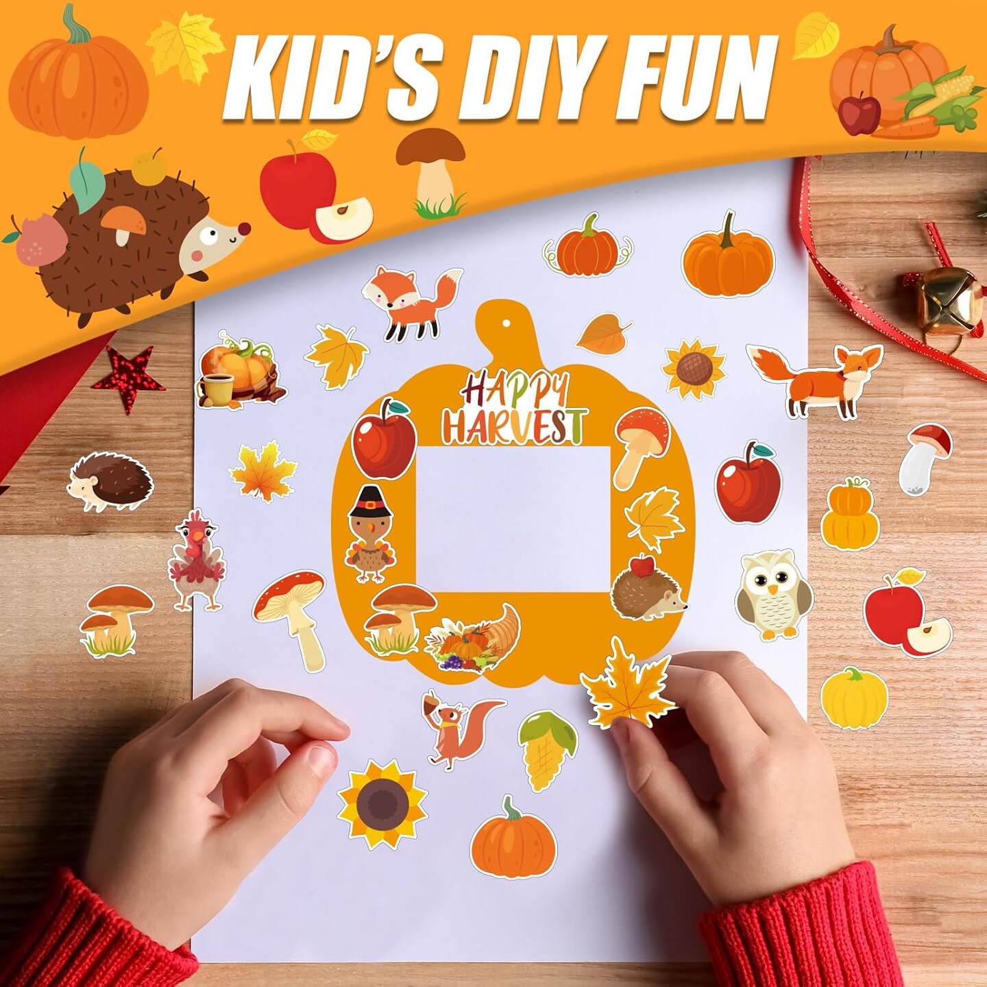 30 Packs Fall DIY Picture Frames Craft Kit