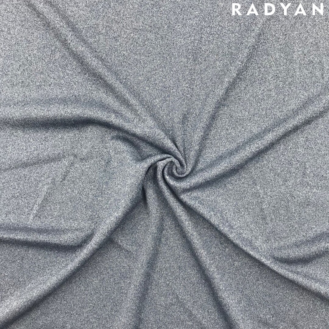 1 Yard Quick Dry Top Melange Heather Fabric Lightweight Breathable Activewear 60/61 Inch Width
