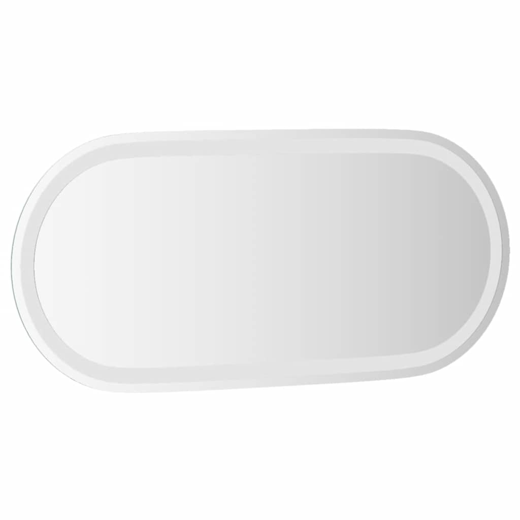 vidaXL Led Bathroom Mirror Cool White Glass Medium Led Bathroom Mirror