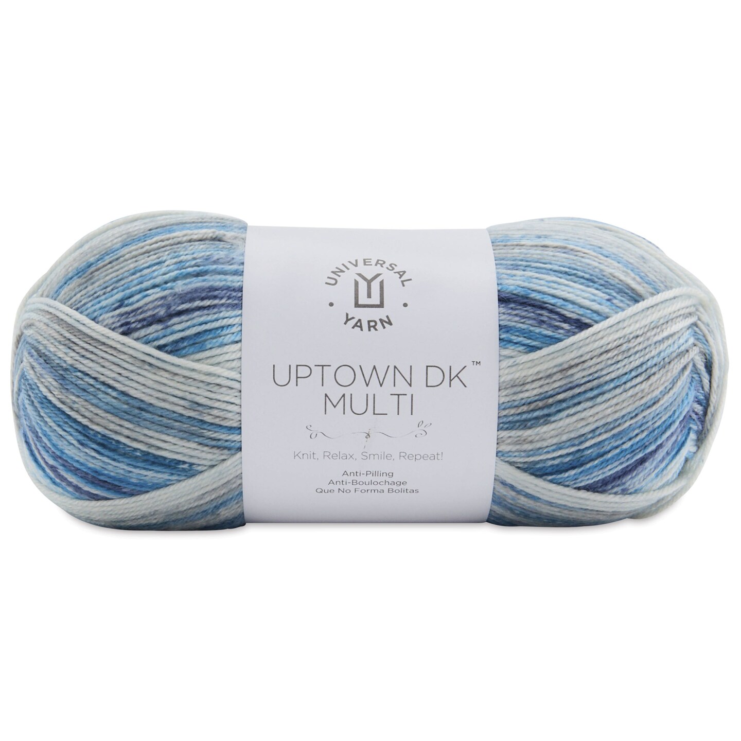 Universal Yarn Uptown DK Multi Yarn - Mist, 529 yds