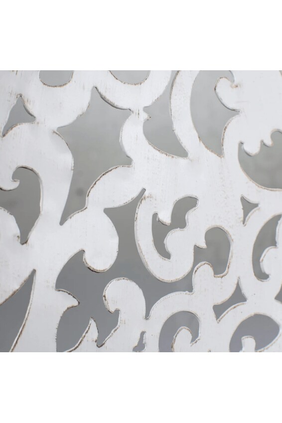 24&#x22; Metal Filigree Angel Wings: Sky Blue/White
