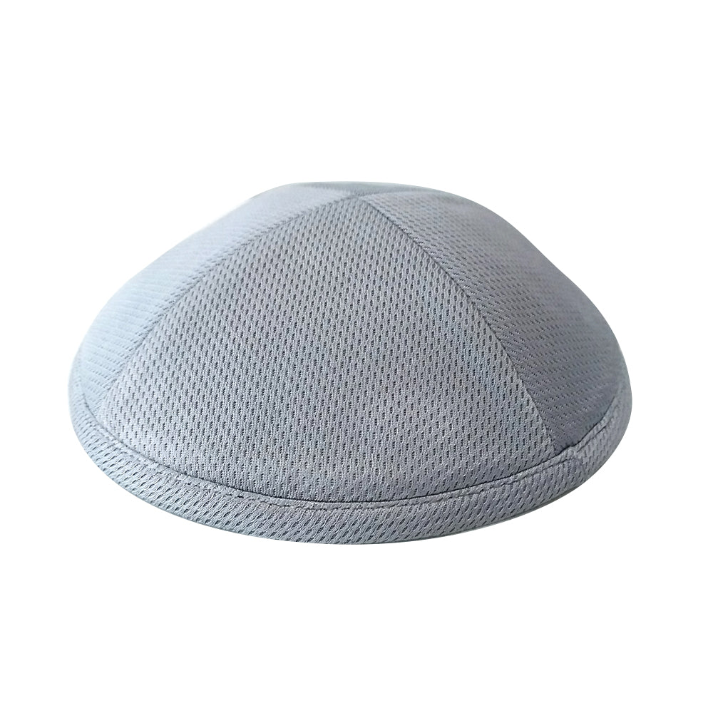 Kippah Light Gray Mesh