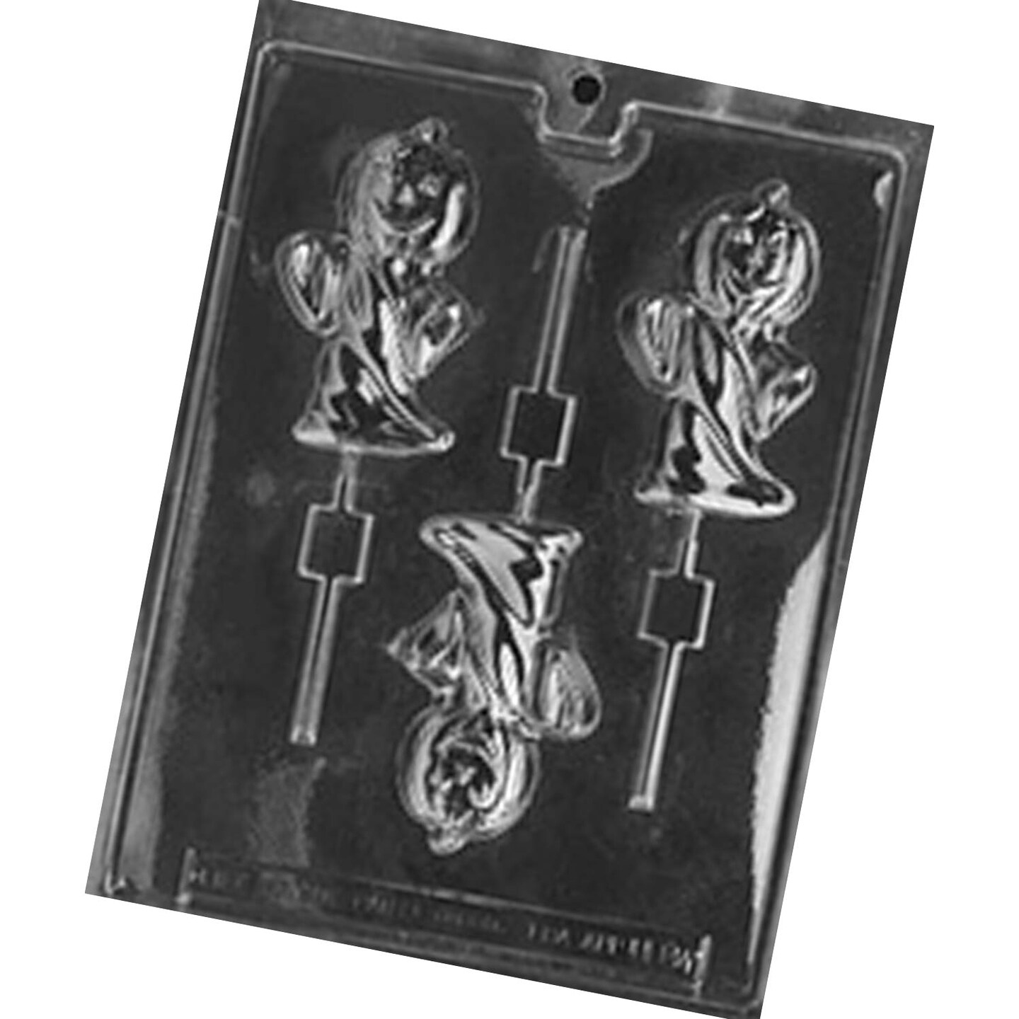 Ghost With Pumpkin Head Lolly Chocolate Mold