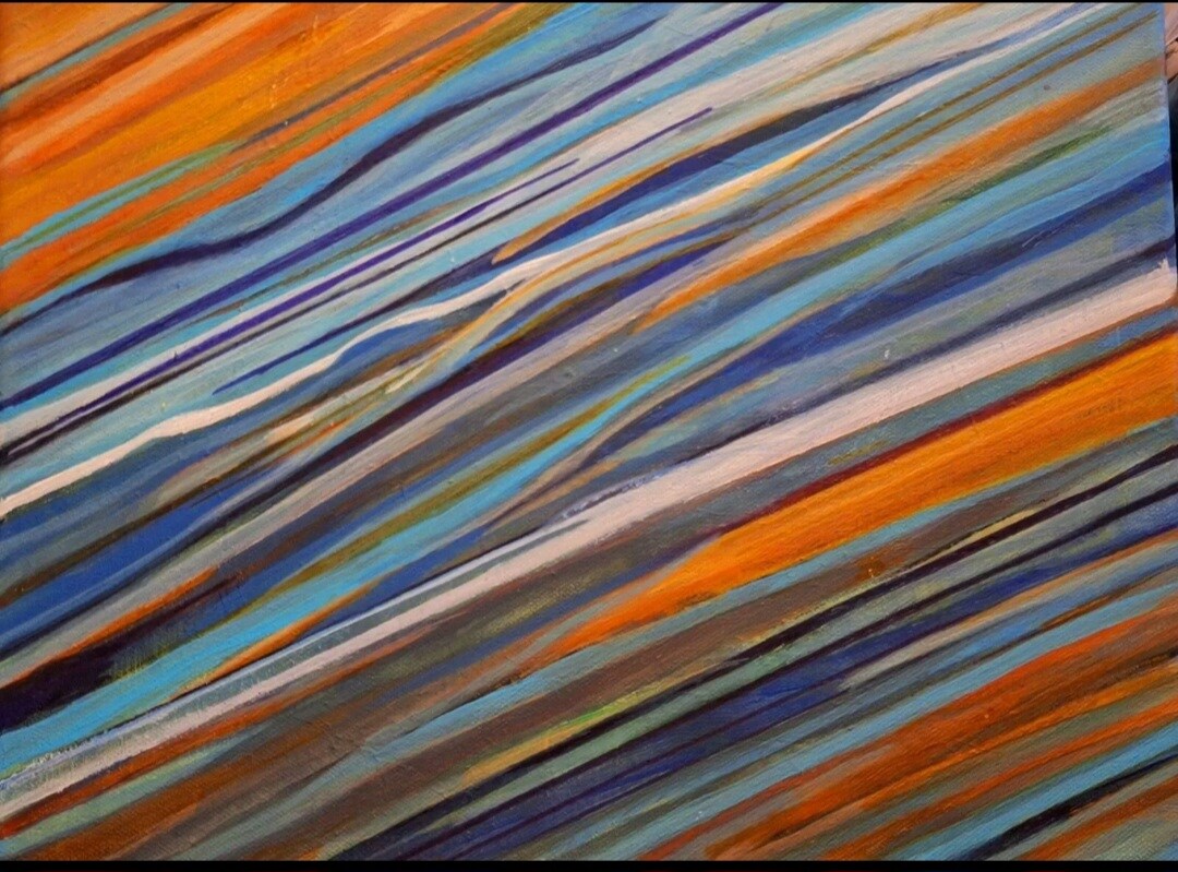 Color Waves, Abstract Painting, 11