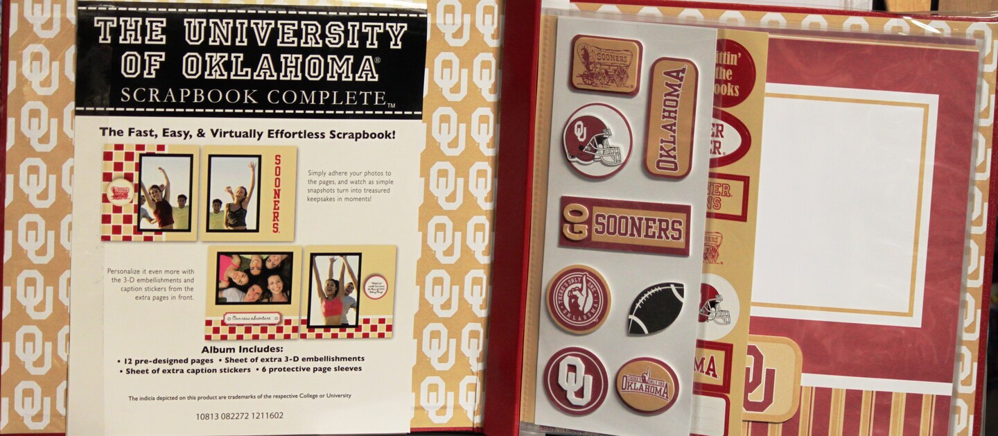 The University Of Oklahoma Complete 8 x 8 Officially Licensed Scrapbook