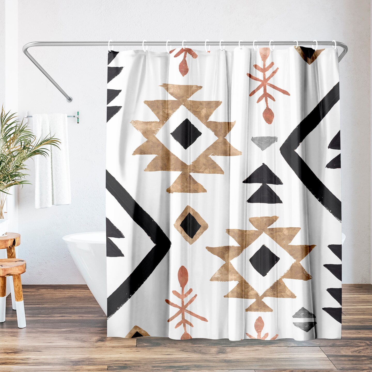 Rhythemics I by PI Creative Art Shower Curtain 71&#x22; x 74&#x22;