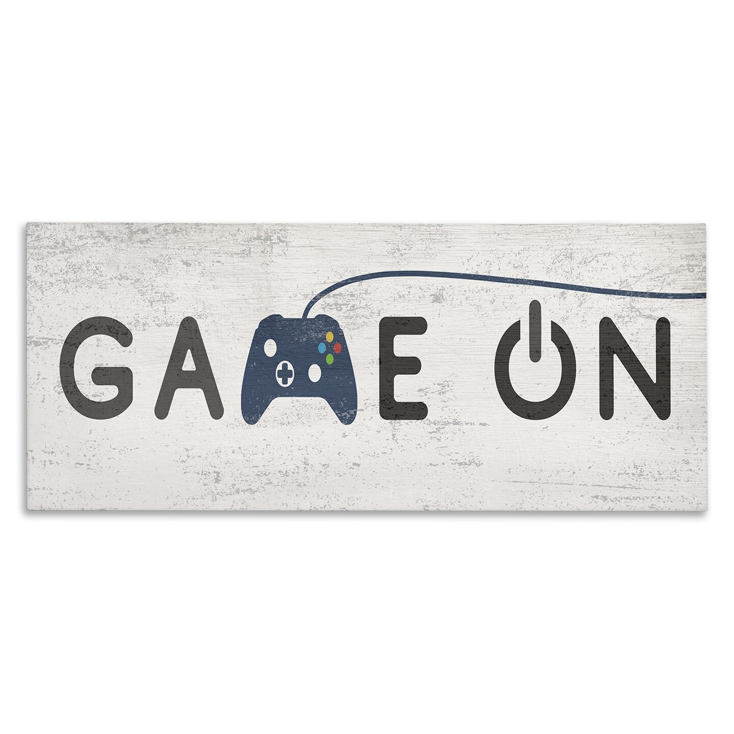 Stupell Industries Game On Video Gamer Canvas Wall Art