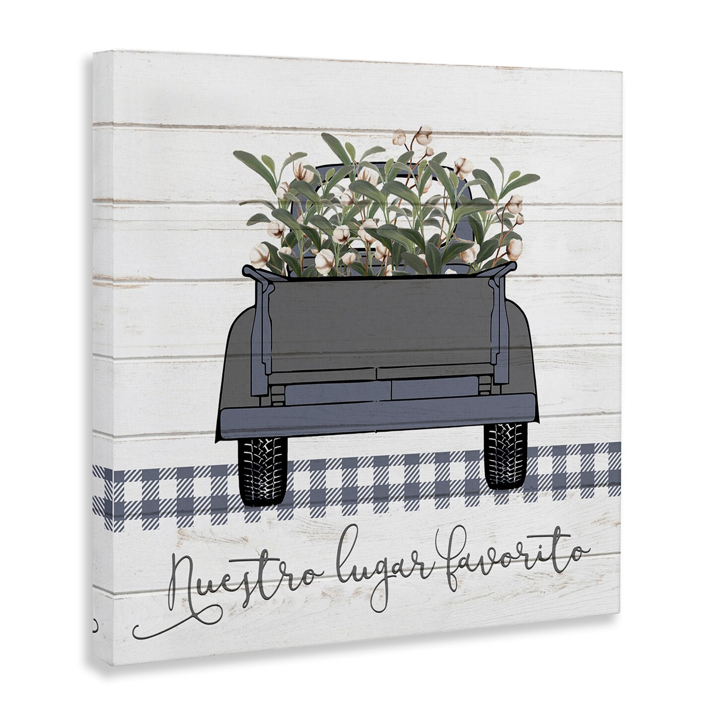 Stupell Industries Nuestro Lugar Favorito con Camión Canvas Wall Art