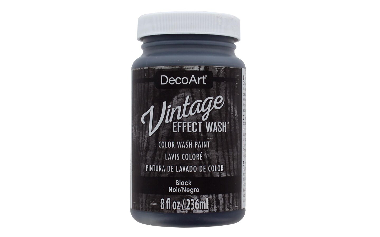 Decoart Vintage Effect Wash 8oz Black