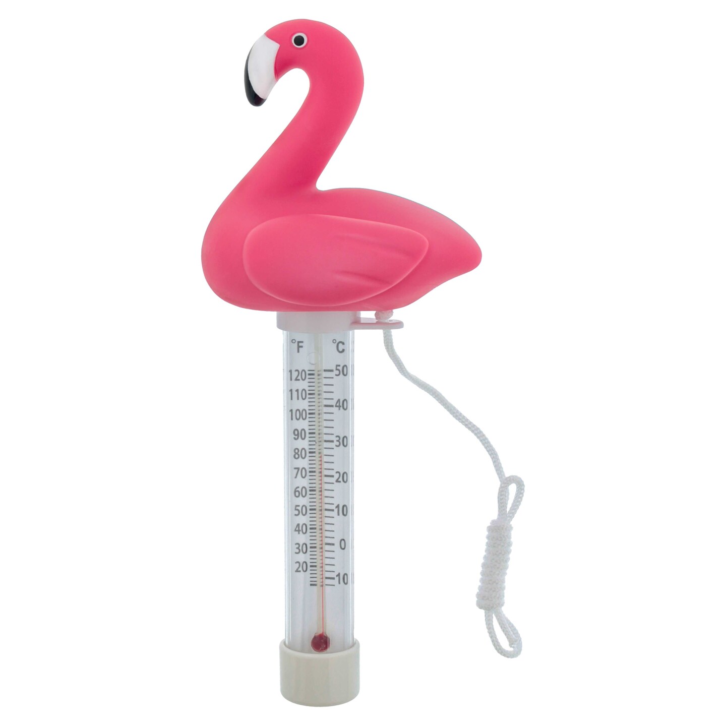 U.S. Pool Supply&#xAE; Floating Flamingo Thermometer - Easy to Read Temperature Display, Measures up to 120&#xB0; Fahrenheit &#x26; 50&#xB0; Celsius - Swimming Pools, Spas, Kids Pools