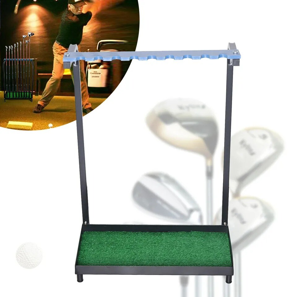 Golf Club Display Rack Organizer Holder Golf Putter Storage Rack Floor Stand
