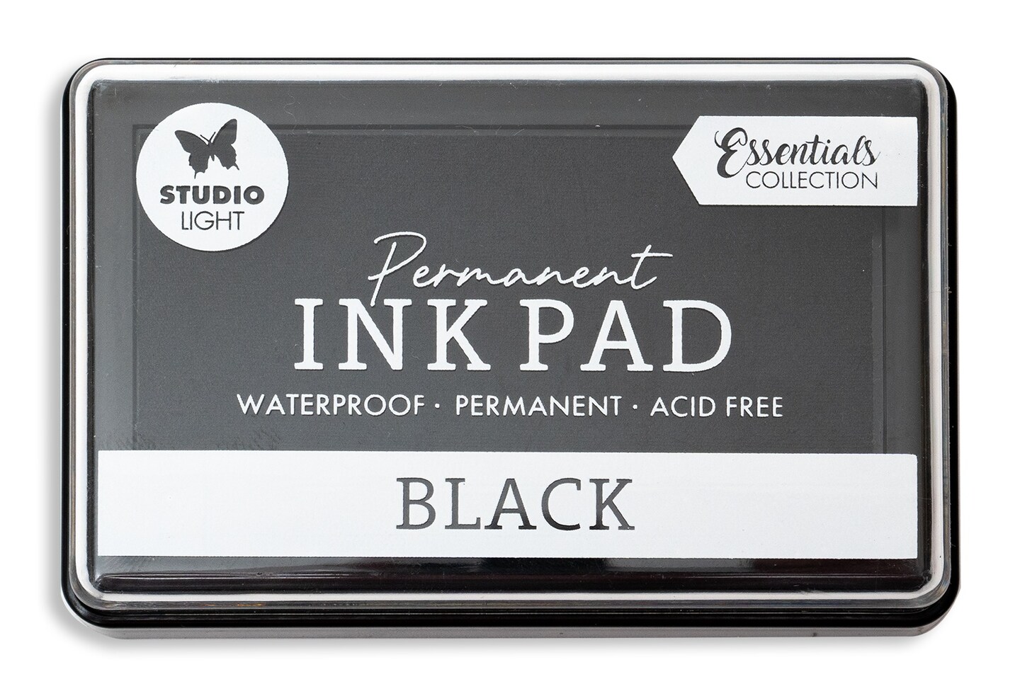 Studio Light Essentials Permanent Ink Pad-Nr. 24, Black Ink