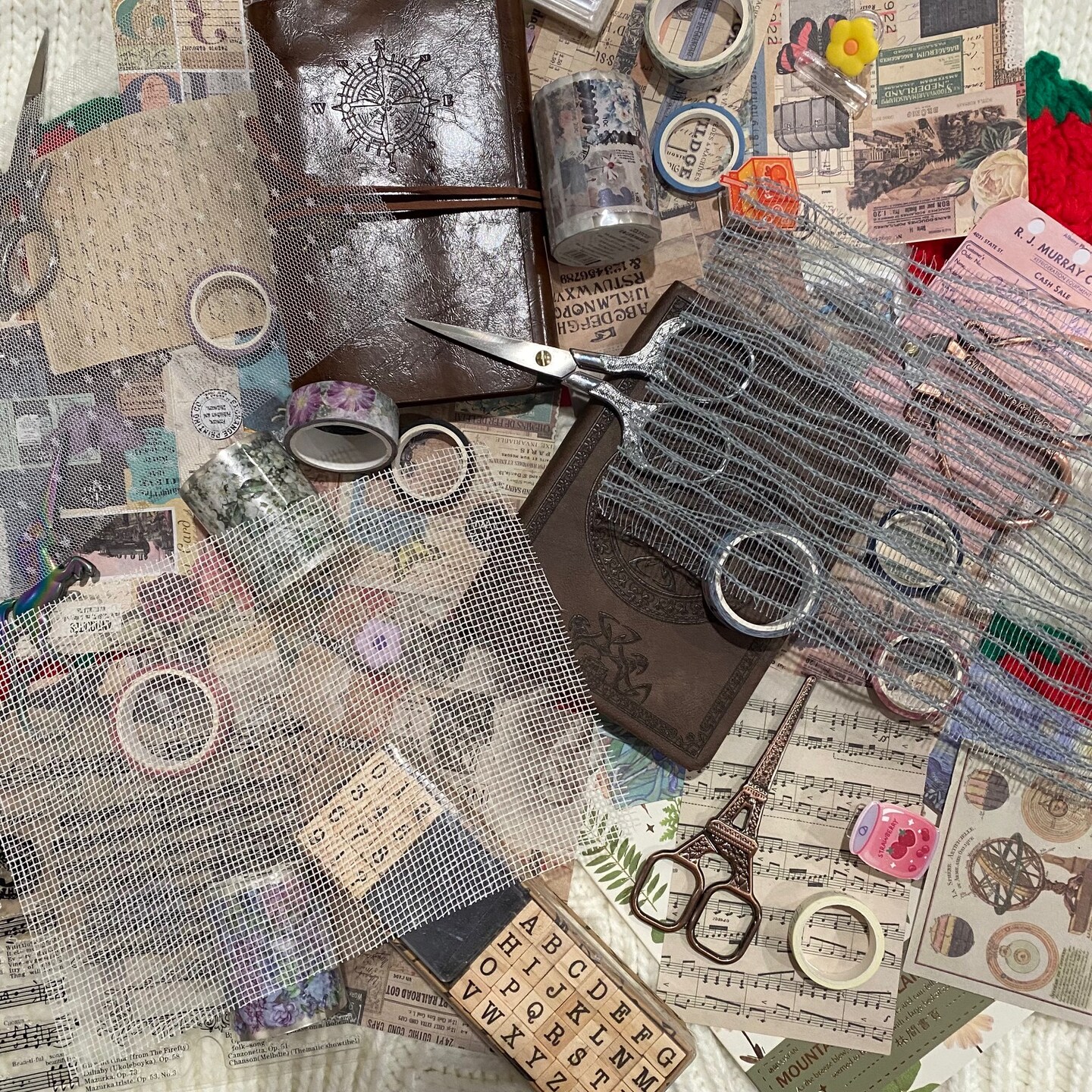 Mystery Random Junk Journaling Scrapbooking Ephemera Supplies