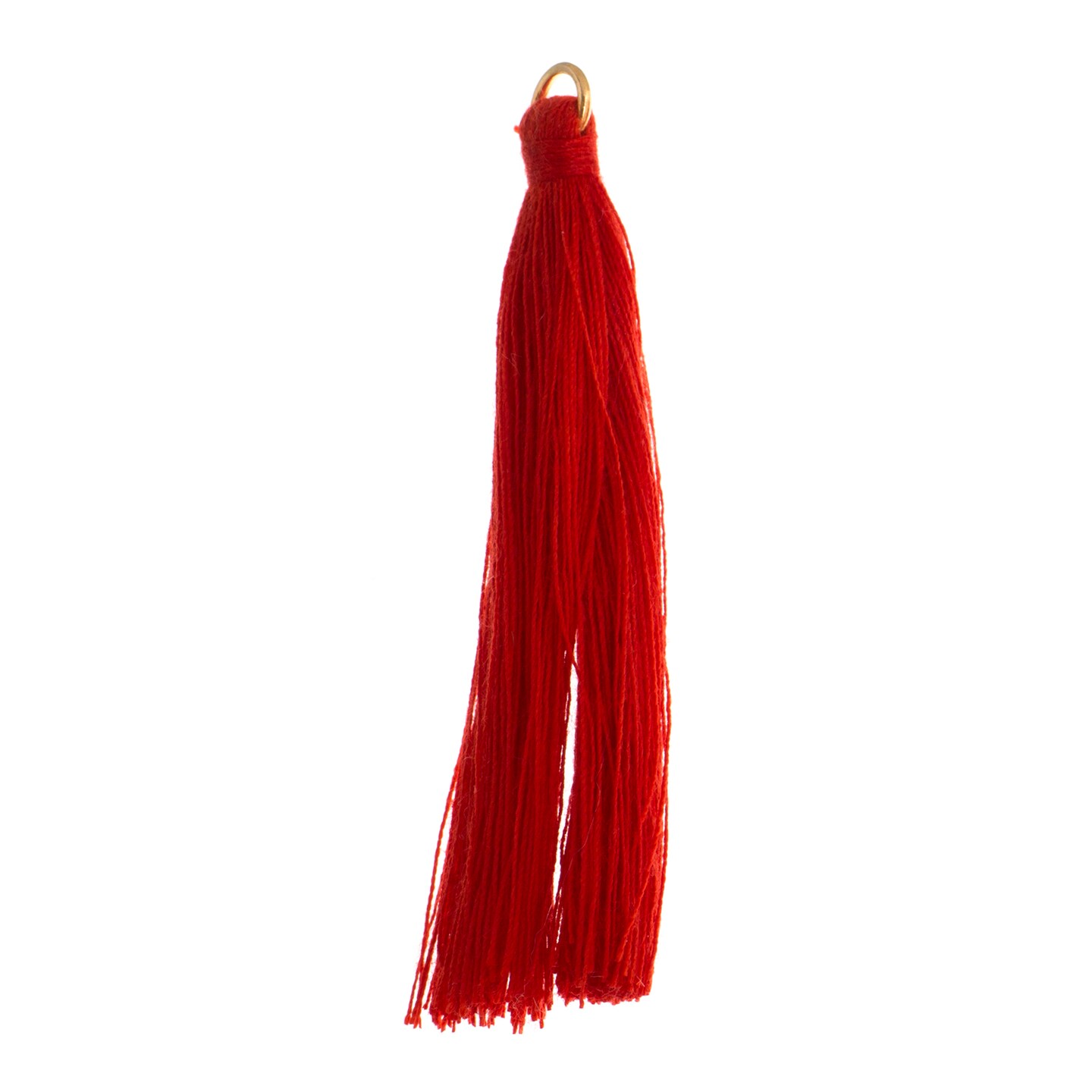 John Bead 2.25in Poly Cotton Tassels, 10pcs