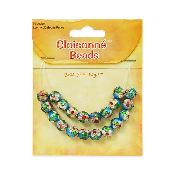 Cloisonne Beads Pack of 20