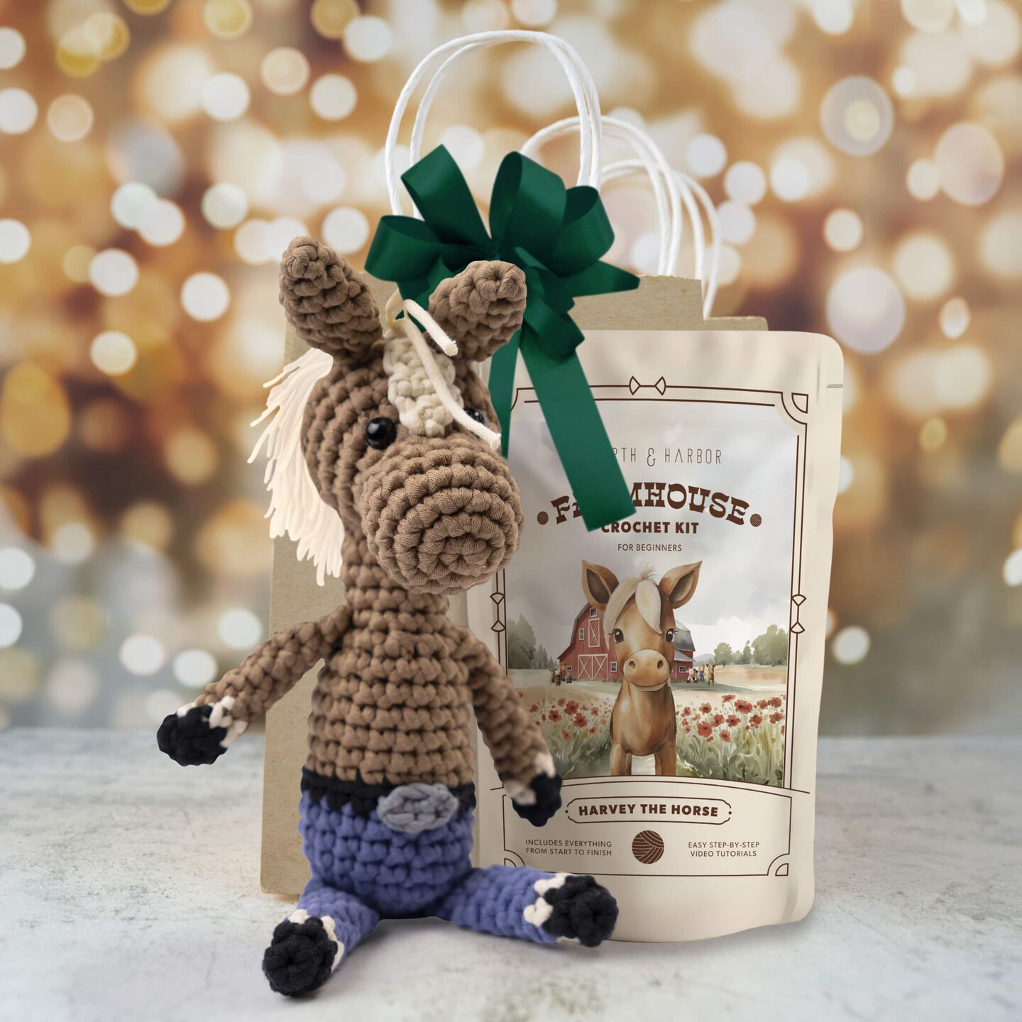 Hearth &#x26; Harbor Amigurumi Crochet Kit for Beginners