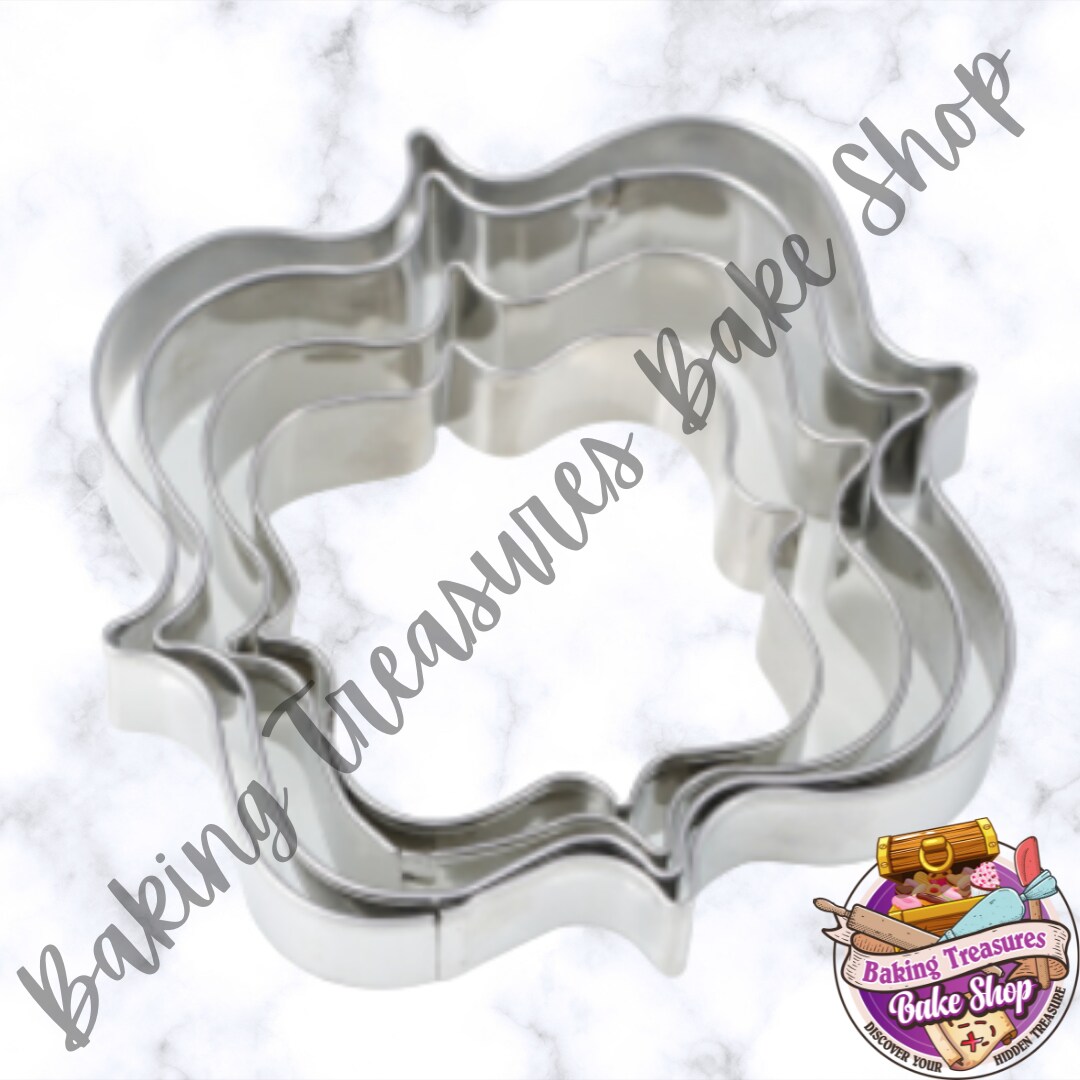 Plaque Frame Cookie Cutter 4Pcs/Set