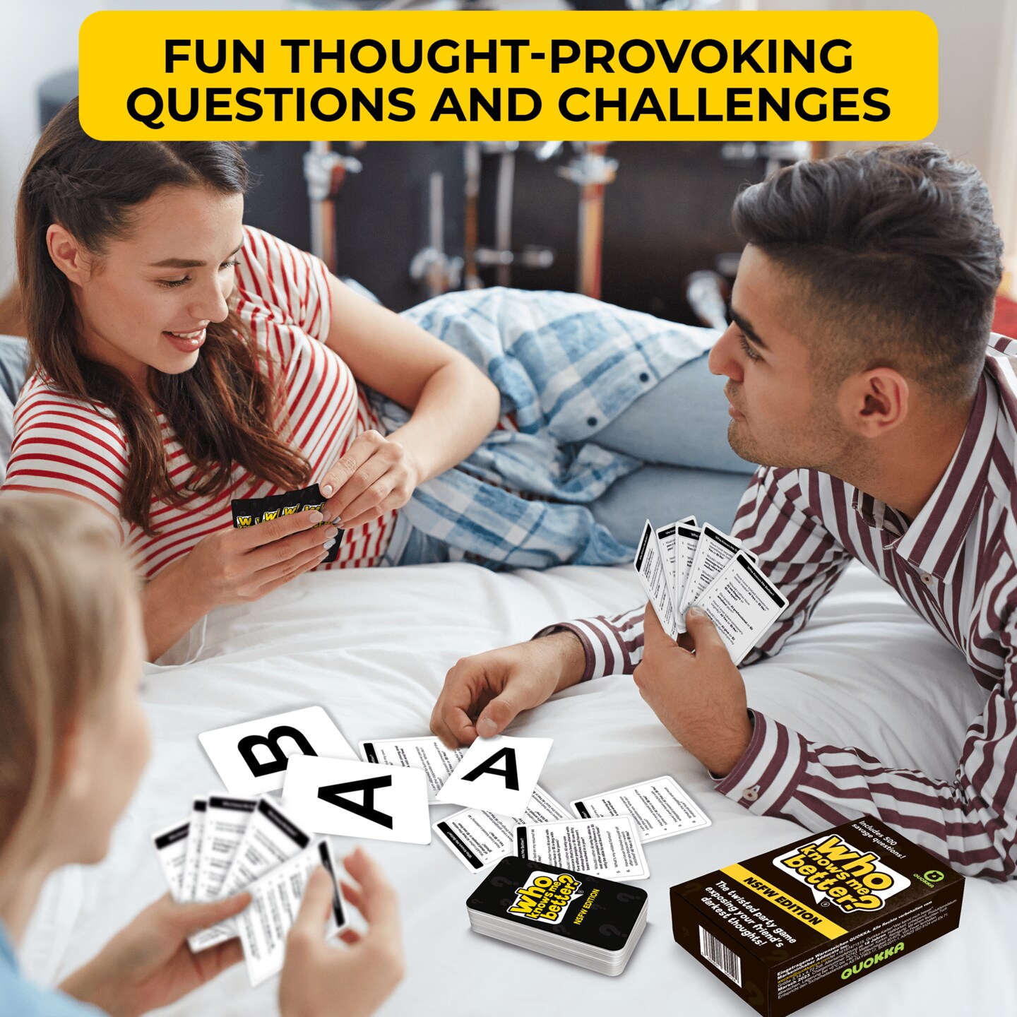 Who Knows Me Better? - Fun Card Board Game for Adults