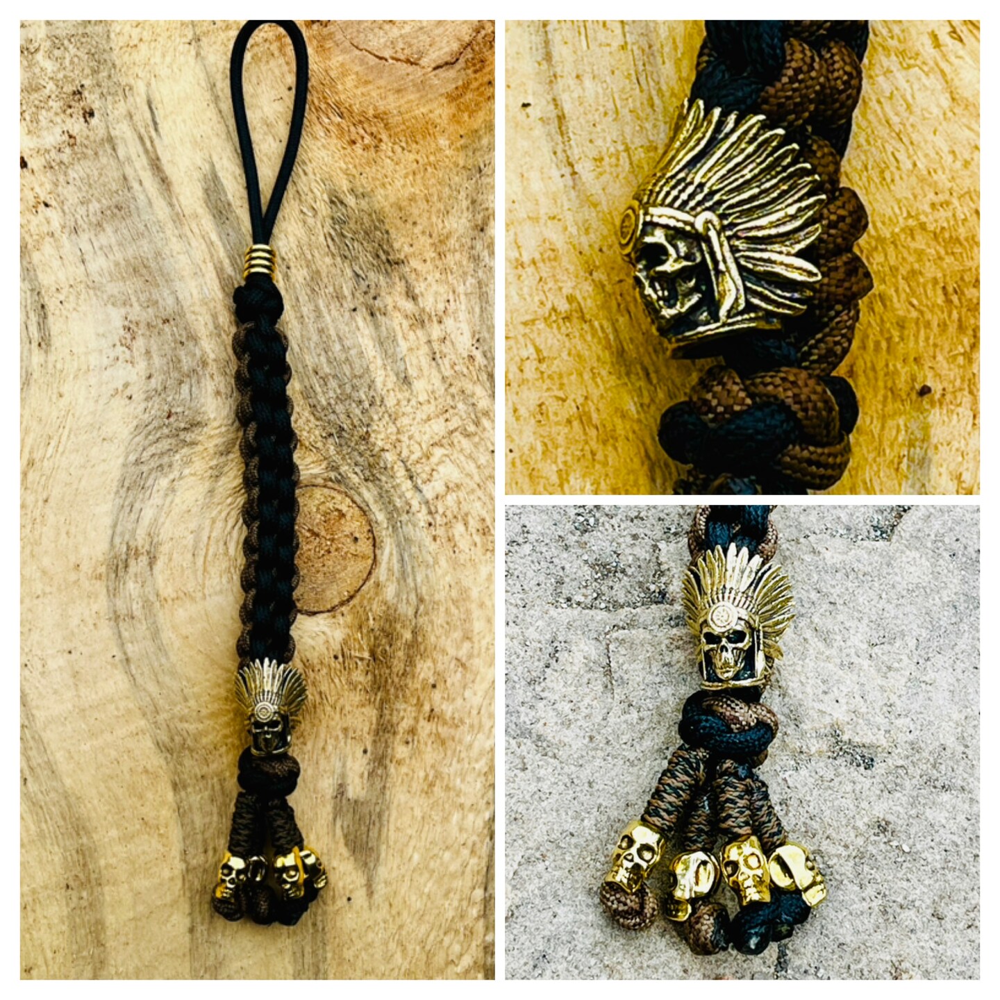 JRW Curator Flex gold 検) EDC pocket art knife lanyard bead Lanyard Curators – JRW Gear