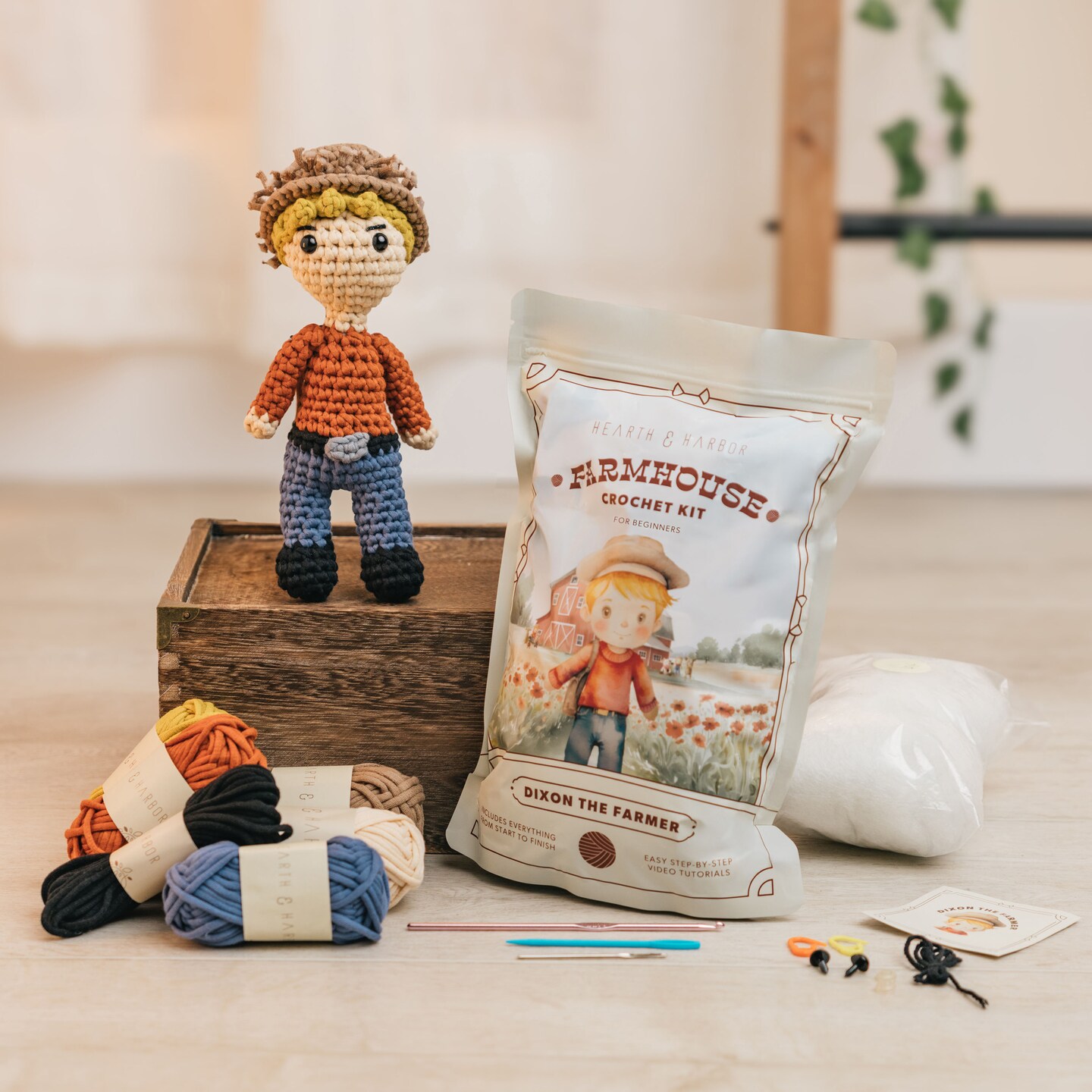 Hearth &#x26; Harbor Amigurumi Crochet Kit for Beginners