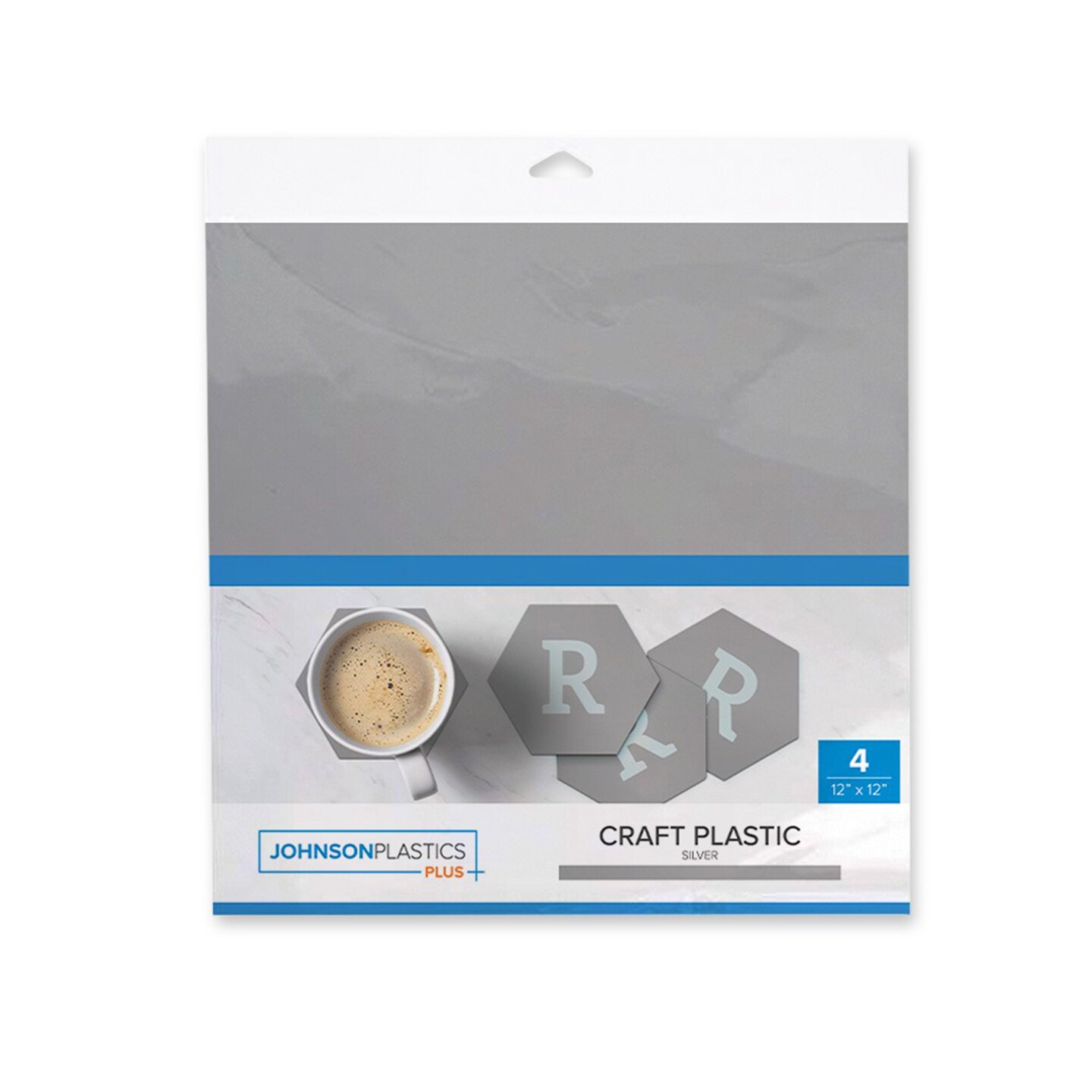 JPPlus Craft Plastic Plastic Craft Sheets for Laser Cutter, & Engraver Use- 4 Pack