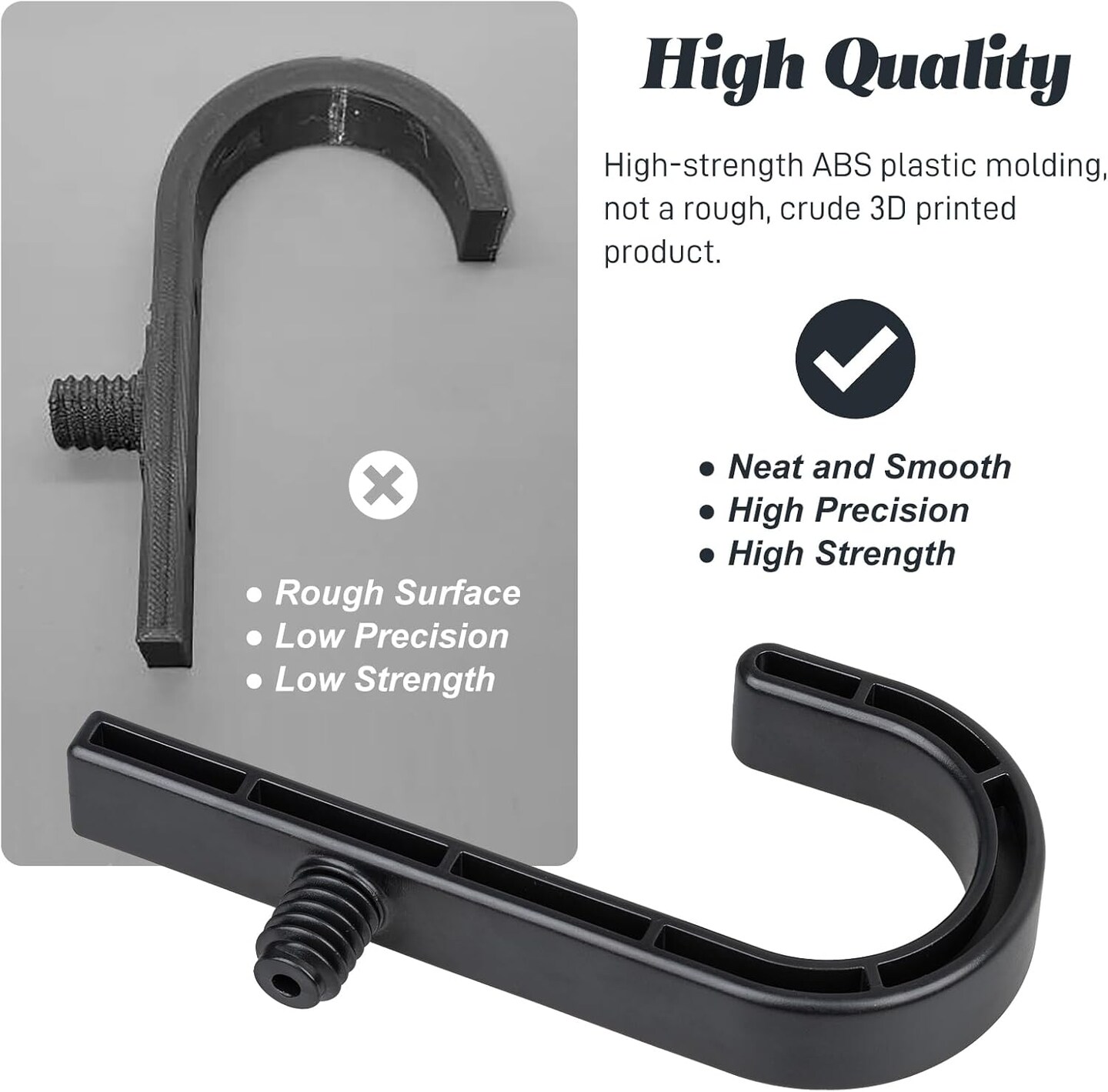 New 2 Pack J Hooks Storage Shed Hooks Compatible with Suncast/Craftsman Storage Shed Shelves Accessories Outdoor Garden Storage Bracket Hooks Wall Mount Hooks Garage Organization