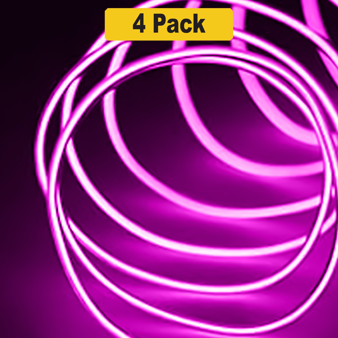 Battery Operated Neon Rope Light — 9ft Flexible, Wearable, Multi-Mode Glow Wire